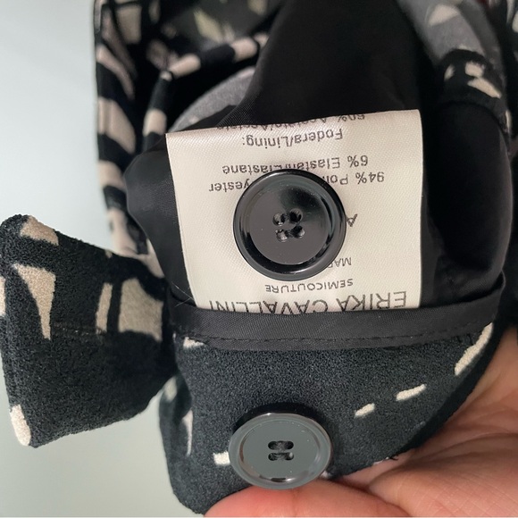 Erika Caballini Semicouture Pantalone Ago Nero Size 40 US 26 - Picture 10 of 10